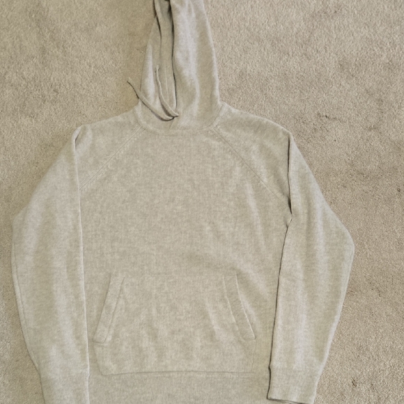 J. Crew Light Gray Hoodie Sweater